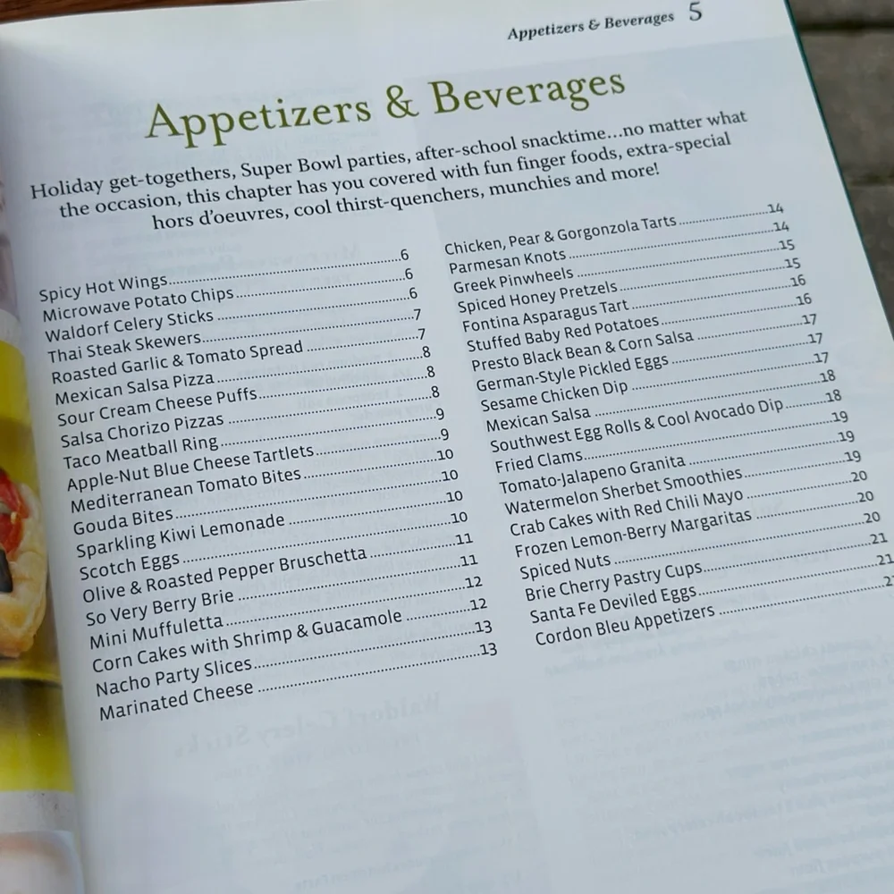 Taste of Home 2010 Annual Recipes Cookbook - Green and Yellow
